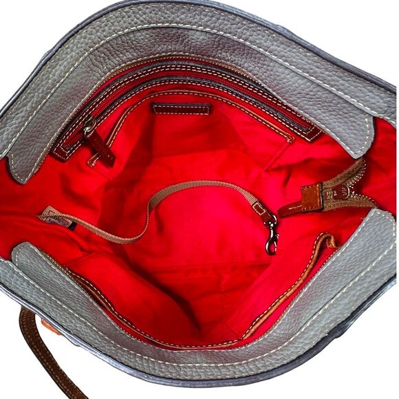 Dooney & Bourke Pebble Grain Small Lexington Shopper Tote - 10” x 12” x 3.5” - Picture 3 of 12